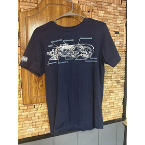 RARE Disney Parks Backstage Star Wars Space Ship Blue T-shirt Adult M